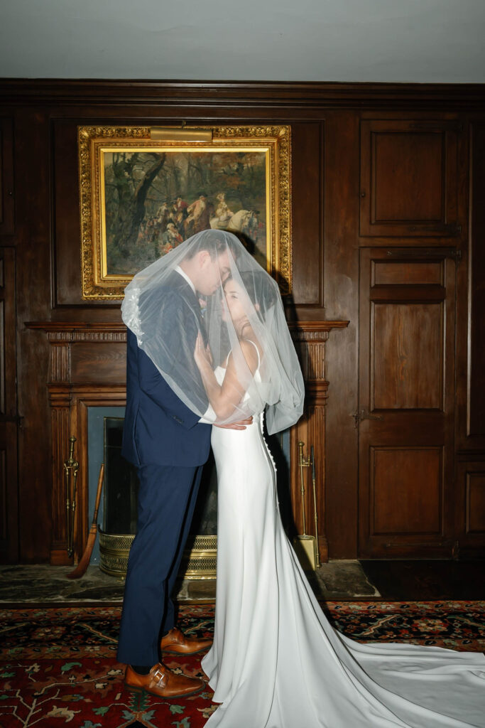 bride and groom portraits in appleford estate